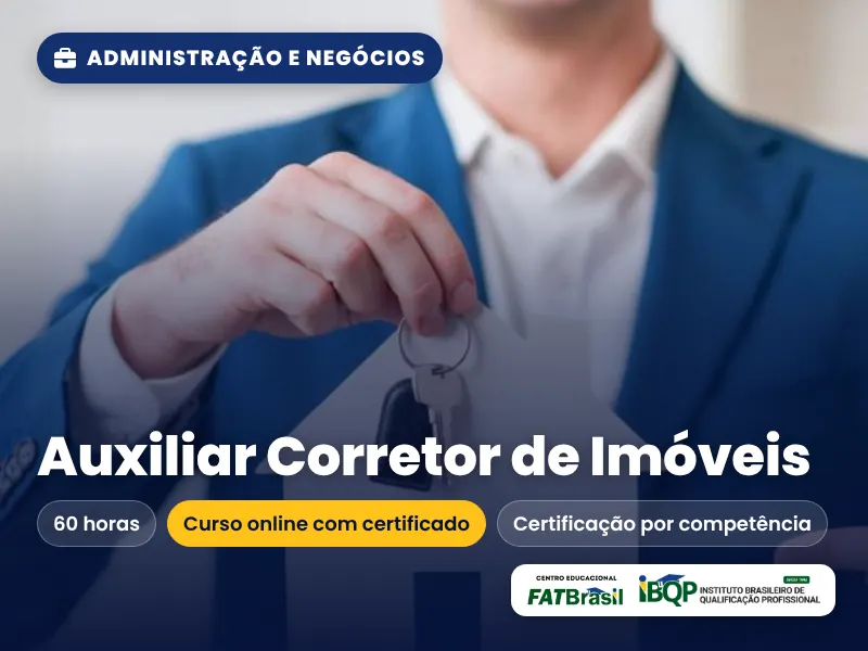 Curso de Auxiliar Corretor de Imóveis
